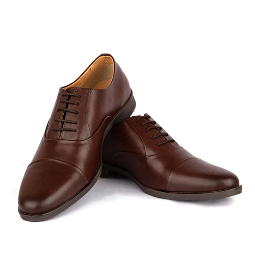 Mens Dark Brown Classic Lace Up Oxford Shoes