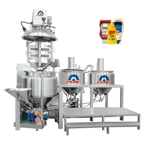 200L Mayonnaise Making Machine Vacuum Emulsifying Mixer Machine