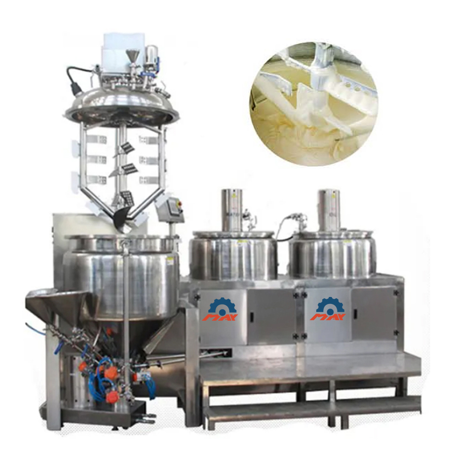 200L Mayonnaise Making Machine Vacuum Emulsifying Mixer Machine