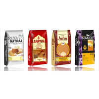 Bopp Rice Bag - Hdpe Material, 5x5x2 Inch Size, Multicolor Design | Ideal For Rice Packaging