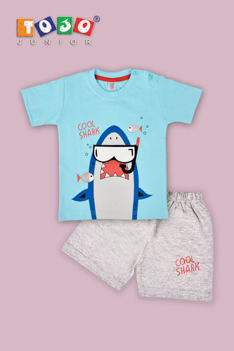 Cool Shark Print Baby T Shirt