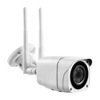 Wifi Wireless Ip Camera - Plastic Body, 2 Megapixel, White Color | Electric Power Supply, Perfect For Safety And Security