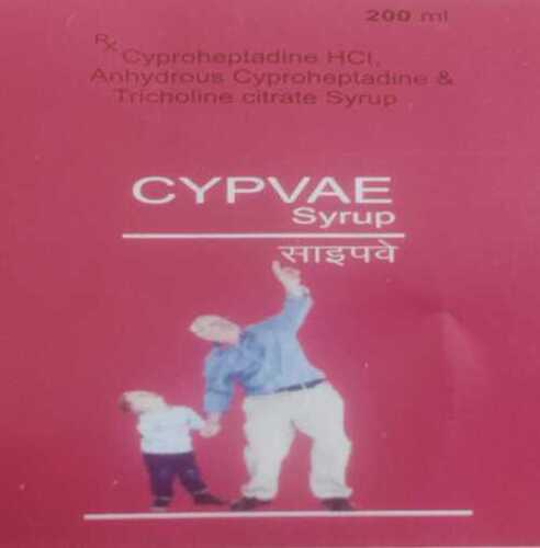 cyproheptadine HCl  Anhydrous Cyproheptadine and Tricholine citrate Syrup