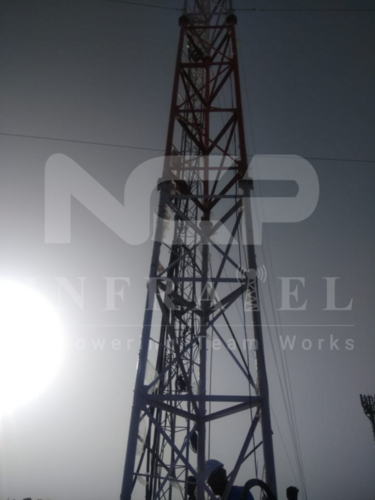 Hot Dip GI Galvanized Self Supporting Tower Mast