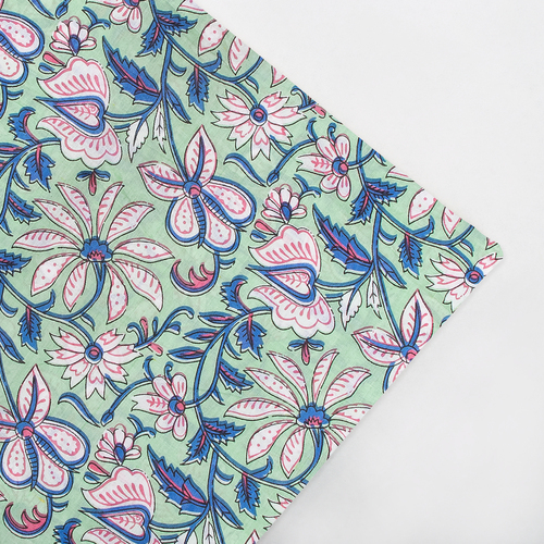 HAND BLOCK PRINTED COTTON FABRIC