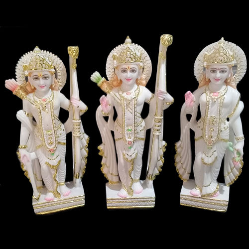 Easy To Install White Ram Darbaar Statue