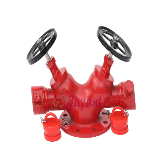 Double hydrant valve