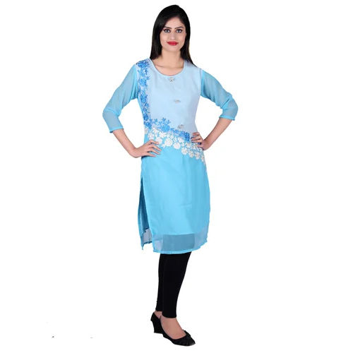 Designer Embroidered Kurtis