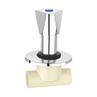 Concealed Valve - Stainless Steel, 3/4 Inch, Chrome Finish, White & Silver Upvc Body | Warranty Included, Minimum Order Of 100 Pack