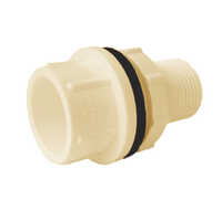 Socket Type Tank Nipple - Upvc, 1/2 To 1 Inch, Off-white, Female Connection, Round Shape, Thickness 2-5 Mm | Warranty Included