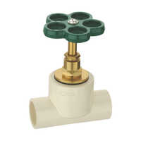 Off-white- Green Stop Valve