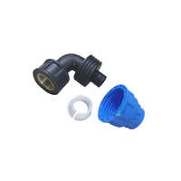 Composite Pipe Elbow - Plastic, 20 mm Diameter, Blue & Black | Fitting Type: Elbow, Warranty Included