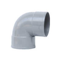 Pvc Elbow - High Pressure Ltz Shape, Grey Pvc Material, Warranty Included