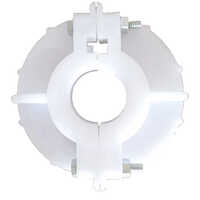 Bore Cap - Pvc, 140 Mm Size, White Color, 175 Kg Capacity | Welding Connection, Round Shape, Warranty Included
