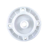 Pvc Tail Piece Air Flange - 4 Inch Outside Diameter, 110mm Flange Type, Ppcp Plastic Material, White Color | Warranty Included, Suitable For Water Use