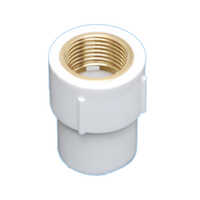 Upvc Brass Fta - Color: Golden