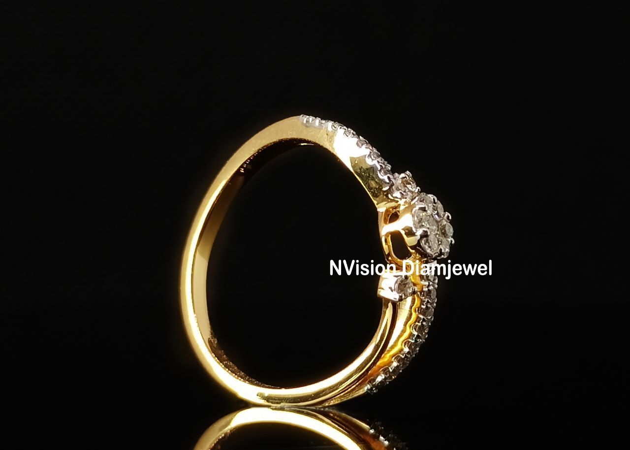 Natural Diamond Millennial Light Weight Ring