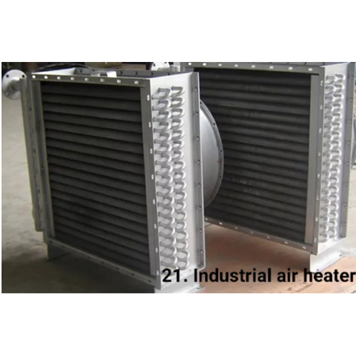 Silver Industrial Air Heater