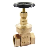 Bronze Gate Valve Screwed End Class 1 - 1/2" To 4" Size, Golden Color, Designed For Water & Oil Media, Operates At 45â°c | Linear-motion Isolation Valve