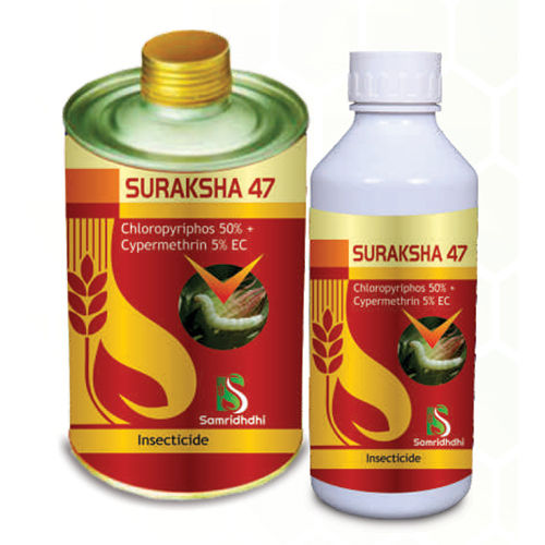 Suraksha 47 Chlorpyrifos 50 Percent And Cypermethrin 5 Percent Ec Application: Agriculture