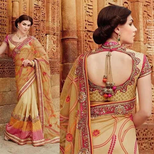 Mud Colour Bridal Saree