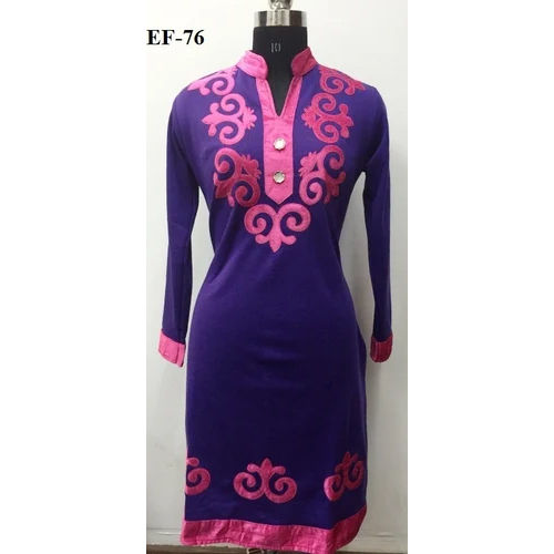 Deep Colored Woolen Kurti