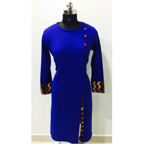 Wrinkle Free Woolen Kurtis