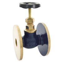 Bronze Globe Valve - 1/2 To 4 Inch Size, Golden Finish | Suitable For Water & Oil, Class-2 Flanged End