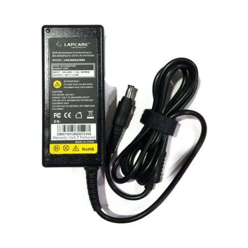 Black Lapcare 19V Laptop Adapter