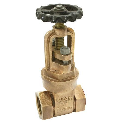 BRONZE GATE VALVE YOKE TYPE SCREWED END CLASS-2