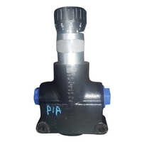Flow Divider Valve - Mild Steel, Different Sizes , Sleek Black Design For Industrial Applications