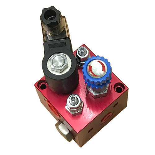 Red Lift Block Hydraulic Valve