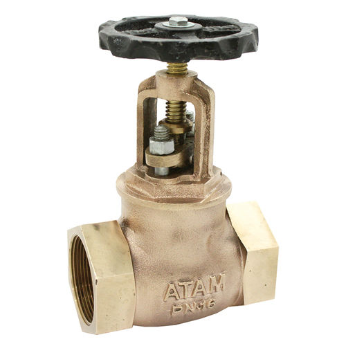 BRONZE GLOBE VALVE YOKE TYPE SCREWED ENDS CLASS-1