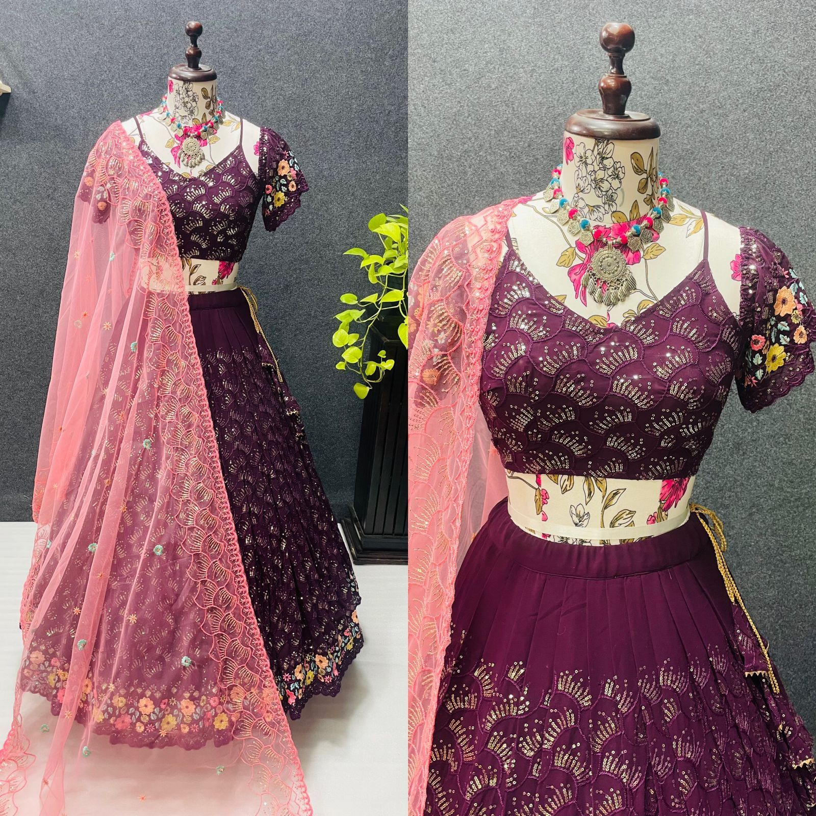 EMBROIDERED LEHENGA CHOLI