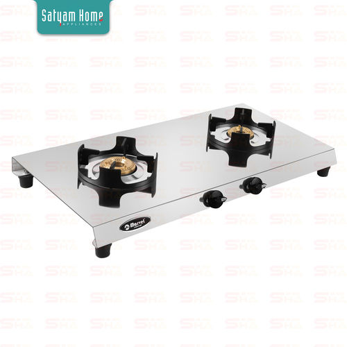 2Burner Stainless Steel 1.2 Gauge Bahubali 5.15Kgs Heavy Body Glossy