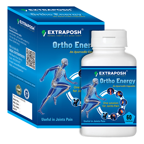 Ortho Energy Ayurvedic Joint Pain Relief Capsules Age Group: For Adults