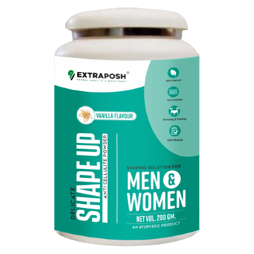 Ayurvedic Shape Up Vanilla Flavor Powder Age Group: For Adults