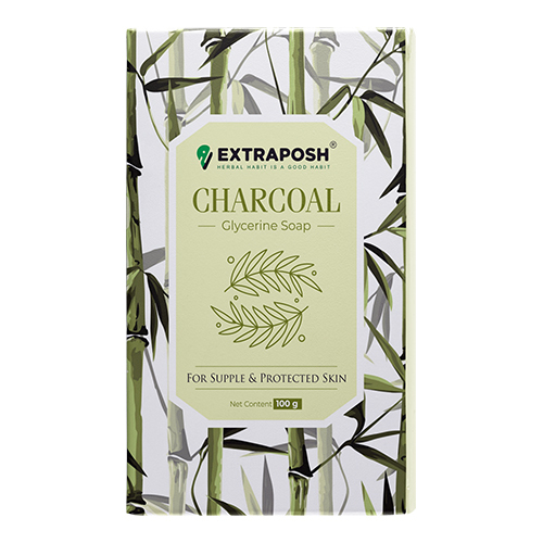 Charcoal Glycerine Soap - Luxurious Bath Soap, No Transparency - Available in Multiple Sizes, Solid Style