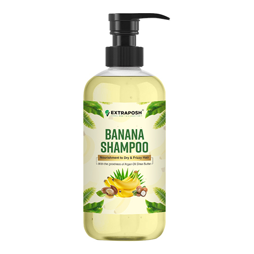 Herbal Banana Hair Shampoo - Gel Formulation, Ivory White Color | Boosts Hair Growth, Reduces Hair Fall, Soothes Scalp Irritation