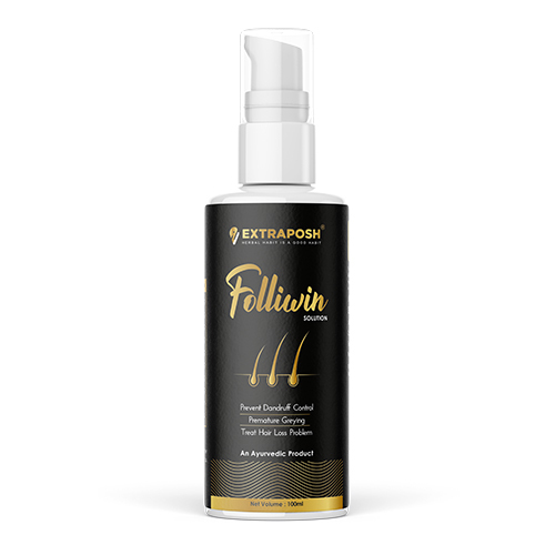 Followin Ayurvedic Hair Fall Solution - Gel Form, Black Color | Boosts Hair Growth, Reduces Hair Fall, Recommended for Hair