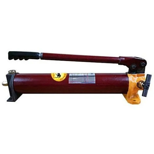 Red Steel Hydraulic Pump