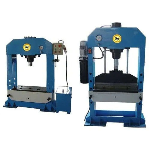 Blue Hydraulic H Frame Press