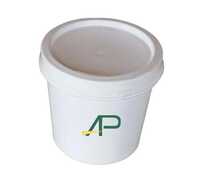 15 Kg Fertilizer Plastic Bucket - Color: White
