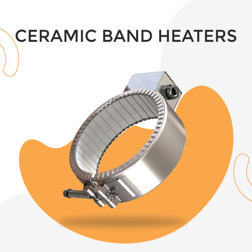 Silver / Grey Ceramic Band Heaters