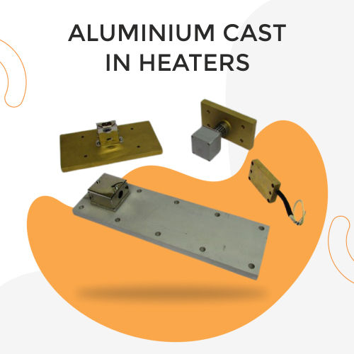 Silver / Grey Aluminum Casting Heaters