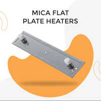 Silver / Grey Mica Flat Plate Heaters