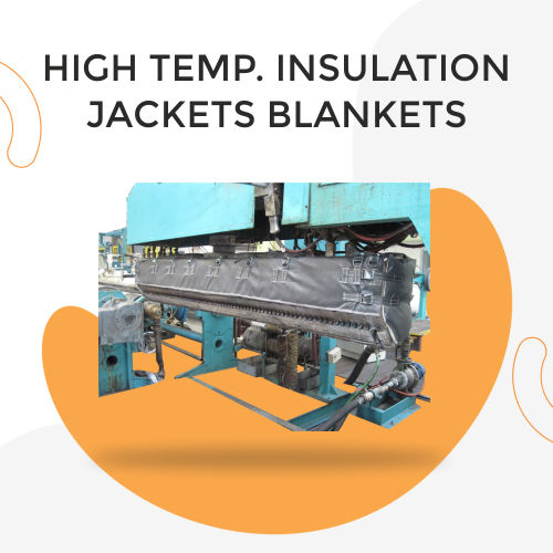 Silver / Grey High Temperature Insulation Jackets Blankets