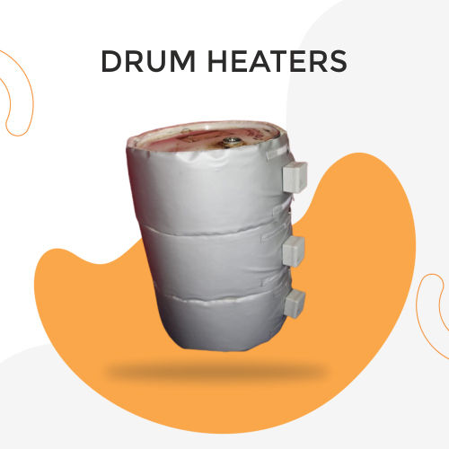 Silver / Grey Drum Heater