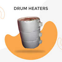 Silver / Grey Drum Heater