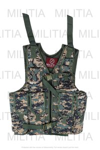 Militia Tactical Vest cum harness cum ammo pouch camouflage